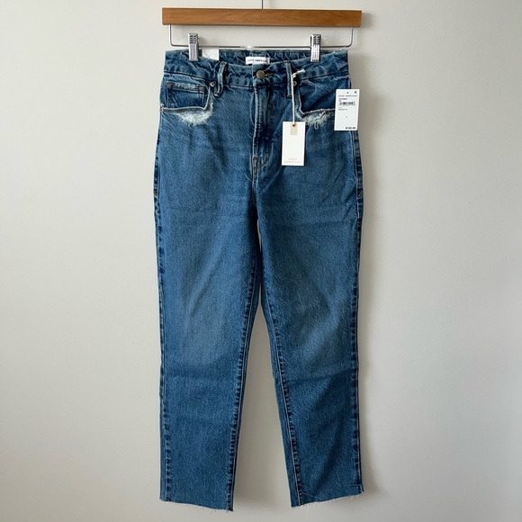 NWT Good American Good Vintage Frayed Hem in Indigo116 2 / 26 - Picture 7 of 14